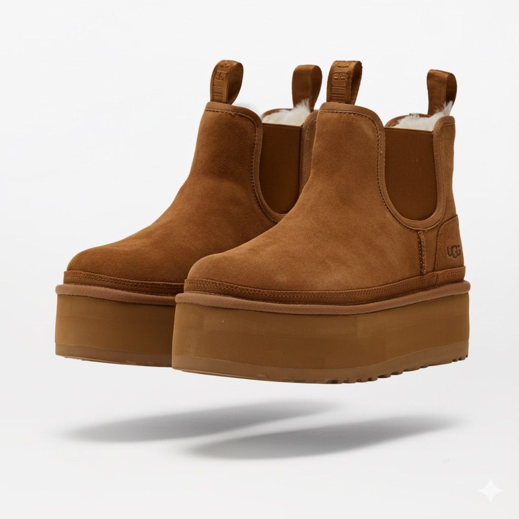 Ugg Neumel Platform Boots Chestnut
